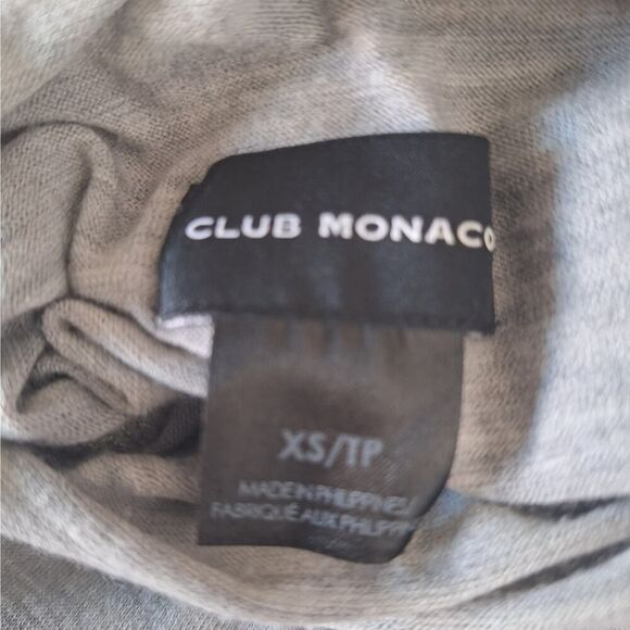 Club Monaco Womens Top Sleeveless Turtleneck Wool Cashmere Sleek Classic Chic XS - Picture 2 of 8